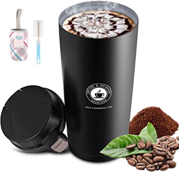 Travel Mug- Reusable Coffee Cup, Ceramic Coating Mug, Stainless Steel Vacuum Insulated Cup, Thermos Leakproof Mug for Men and Women 13oz/360ml