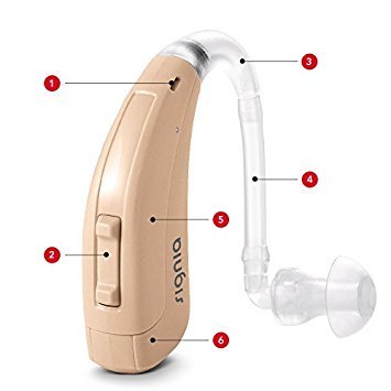 NEW SIGNIA/SIEMENS LOTUS FUN SP 6 Channel High Performance Hearing Personal Sound Amplifier. (Automatic Microphone Noise Reduction)