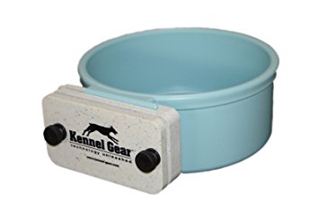 Kennel-Gear Plastic Dog or Cat Bowl Kit