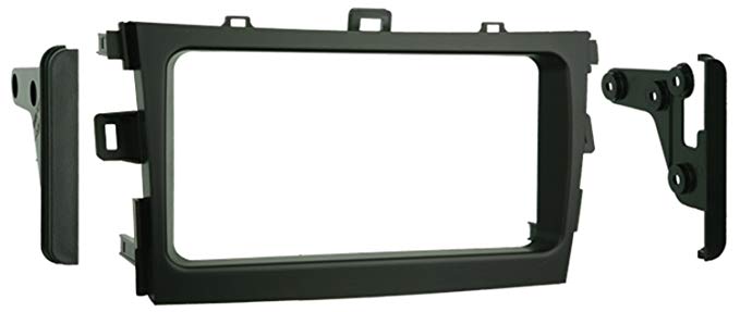 Metra 95-8223S Double DIN Installation Kit for 2009-up Toyota Corolla Vehicles (Black)