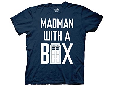 Ripple Junction Doctor Who Madman With A Box Adult T-shirt