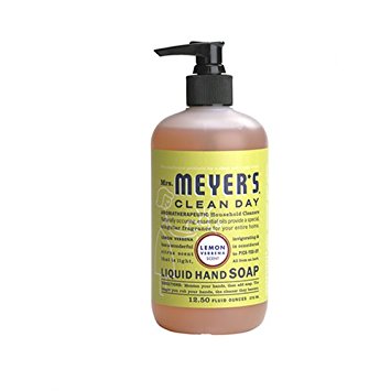 Mrs. Meyer's Clean Day Liquid Hand Soap, Lemon Verbena, 12.5 Ounce Bottle