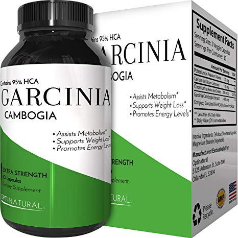 Potent Garcinia Cambogia Weight Loss Pills for Men & Women - Natural 95% HCA Garcinia Cambogia Pure Extract Capsules Boost Metabolism Block Carbs Burn Belly Fat Suppress Appetite