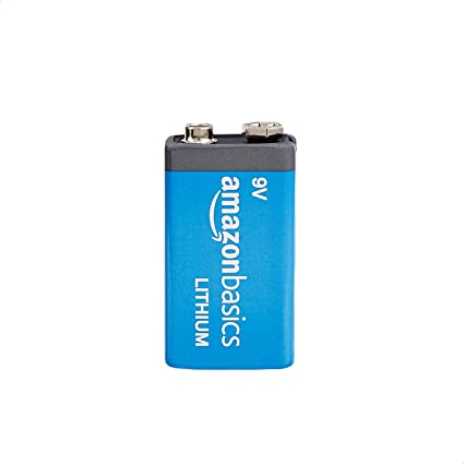 AmazonBasics 9 Volt Lithium Battery - 1-Pack