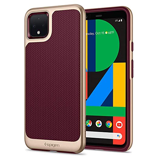 Spigen Neo Hybrid Designed for Google Pixel 4 Case (2019) - Burgundy