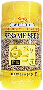 JFC Roasted Sesame Seed, White, 3.5 Ounce