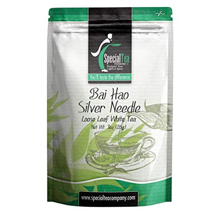 Special Tea Bai Hao Silver Needle Organic White Tea, Loose Leaf, 3 Ounce