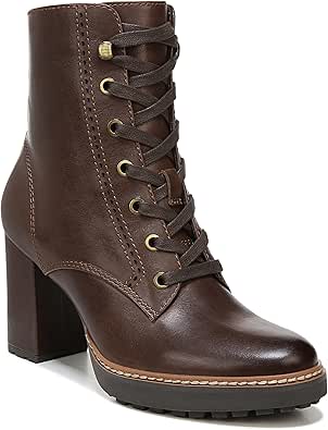 Naturalizer Women Callie Bootie Heeled Lace Up Boot