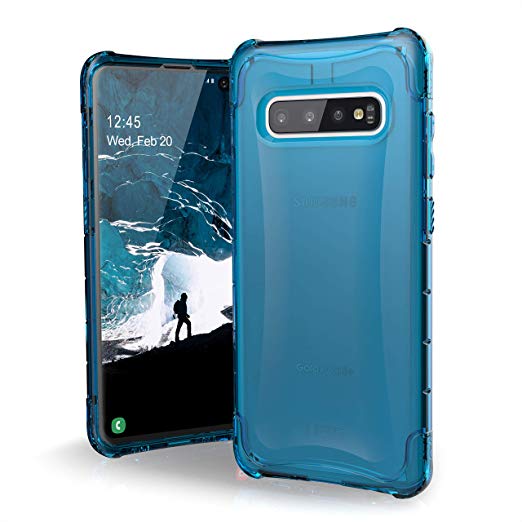 URBAN ARMOR GEAR UAG Samsung Galaxy S10 Plus [6.4-inch Screen] Plyo [Glacier] Military Drop Tested Phone Case