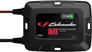 SC1587 1.5A 6V/12V On-Board Battery Charger and Maintainer – Fully Automatic – Mounts Under Hood