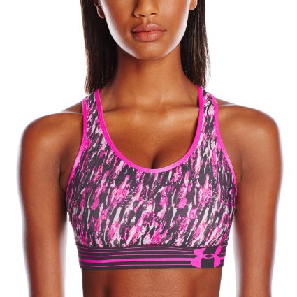 Under Armour Women's Mid Printed Sports Bra