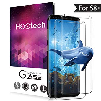 Samsung Galaxy S8 Screen Protector, CBoner Tempered Glass 3D Touch Compatible,9H Hardness,Bubble (2 Pack)-4