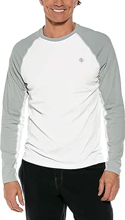 Coolibar UPF 50  Men's Hightide Long Sleeve Swim Shirt - Sun Protective