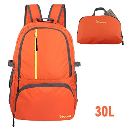 OXA Ultralight Foldable Daypack Packable Backpack 30L, Durable Hiking Backpack Travel Backpack