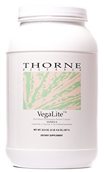 Thorne Research - VegaLite - Vegan Friendly Performance Protein Powder - Vanilla Flavor - 32.6 oz.