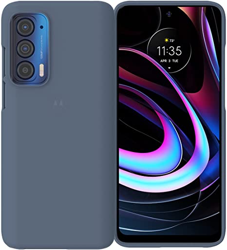 Motorola Edge 2021/Edge 5G UW Protective Case- Grey Blue - Precision fit, Shock Absorbing, Enhanced Phone Grip, Style, Drop Protection [NOT for Edge/Edge  2020]