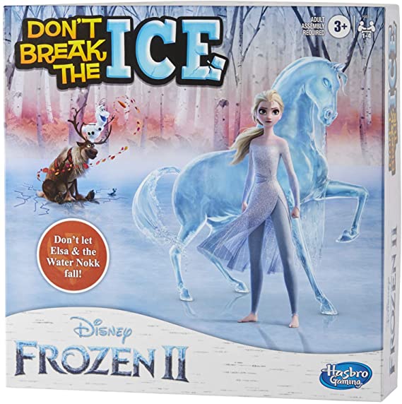 Hasbro Gaming Don't Break The Ice Disney Frozen 2 Edition Game for Kids Ages 3 and Up, Featuring Elsa and The Water Nokk (Amazon Exclusive)