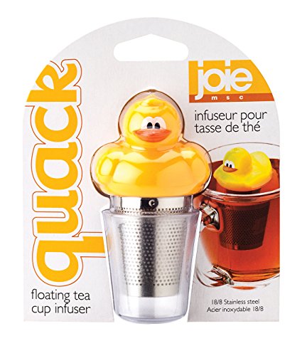 Joie Quack Duck Floating Tea Infuser, 18/8 Stainless Steel Infuser