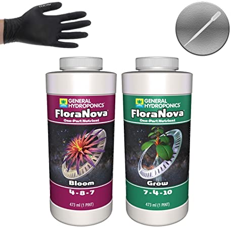 General Hydroponics FloraNova Grow & Bloom - 1 Pint Each