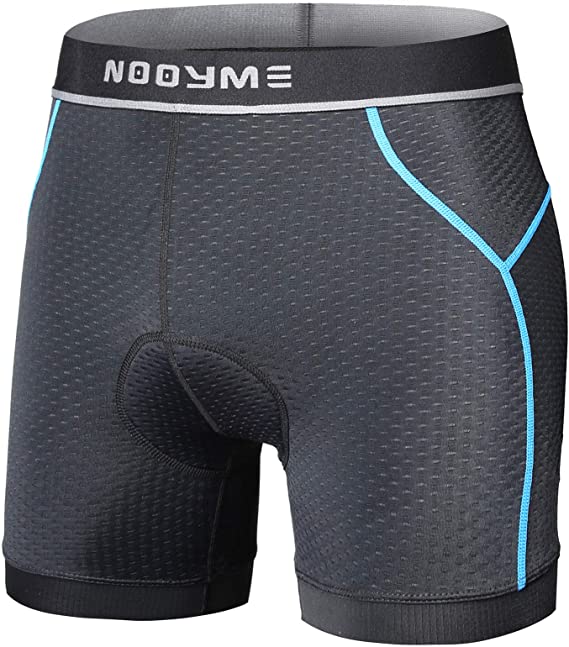 NOOYME Cycling Shorts Men 4D Padded Cycling Shorts Men Quick Dry Cycle Shorts Mens Padded Bike Shorts Men Breathable and Anti-Slip Design Cycling Undershorts Mens
