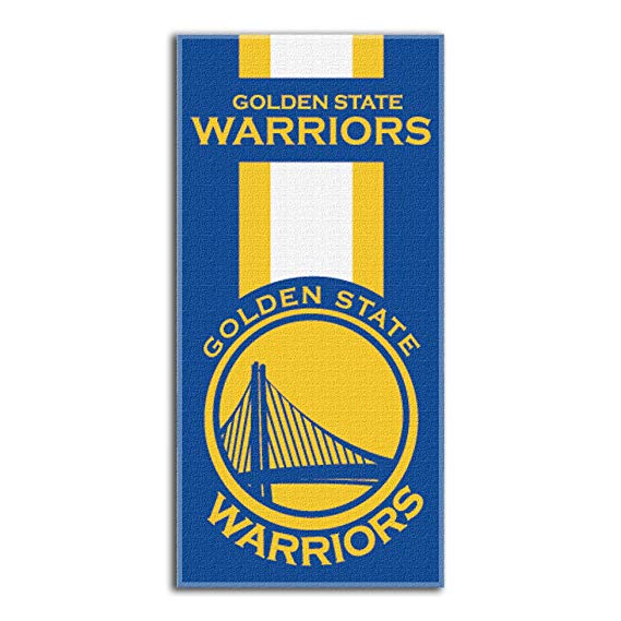 Officially Licensed NBA "Zone Read" Beach Towel, 30 X 60 Inches, Multi Color