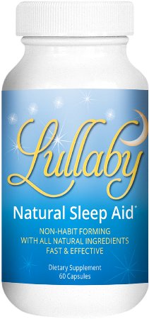 NATURAL SLEEP AID - Melatonin Passion Flower Montmerency Tart Cherry Lemon Balm Chamomile and More - Lullaby Contains All Natural Ingredients - Drug-Free Herbal Sleep Aid - No Side Effects - Non-Habit Forming - Fast and Effective Natural Sleeping Pills