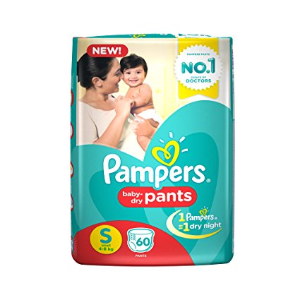 Pampers Small Size Diapers Pants (60 Count)