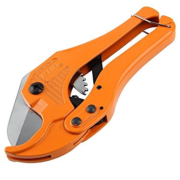 KSEIBI 141740 Ratcheting Plastic PVC Pipe Cutter 1-5/8-Inch Cut