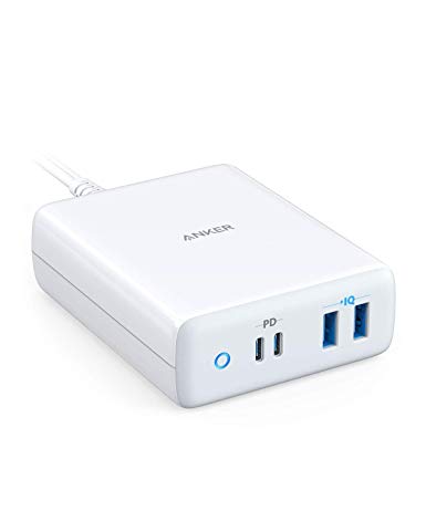 USB-C Charger, Anker 100W 4-Port Type-C Charging Station with Power Delivery, PowerPort Atom PD 4 [Intelligent Power Allocation] for MacBook Pro/Air, iPad Pro, Pixel, iPhone Xs/Max/XR, Galaxy and more
