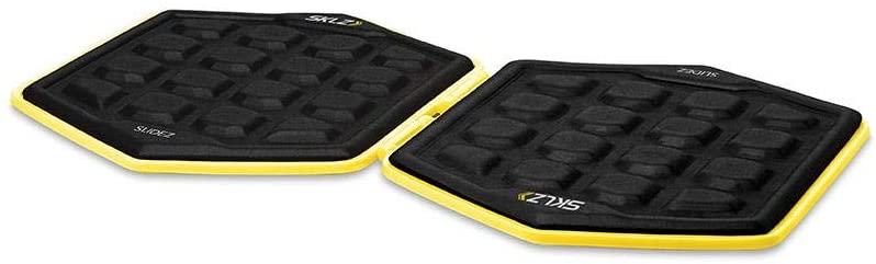 SKLZ Slidez Dual-Sided Exercise Glider Discs for Core Stability Exercises for Hands & Feet, Standard Use