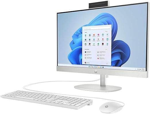 HP 23.8" Touchscreen All-in-One Desktop - AMD Ryzen 3 7320U - 1080p 8GB Memory 1TB SSD Wired Keyboard and Mouse Microsoft Windows 11 Home