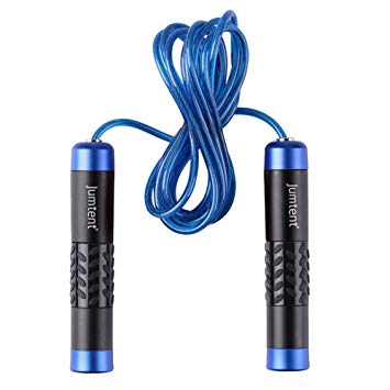 Jumtent Jump Rope with Adjustable Speed Cable & Aluminum Handles - Skipping Rope for Fitness Workouts, Jumping Exercise, Skipping and Boxing