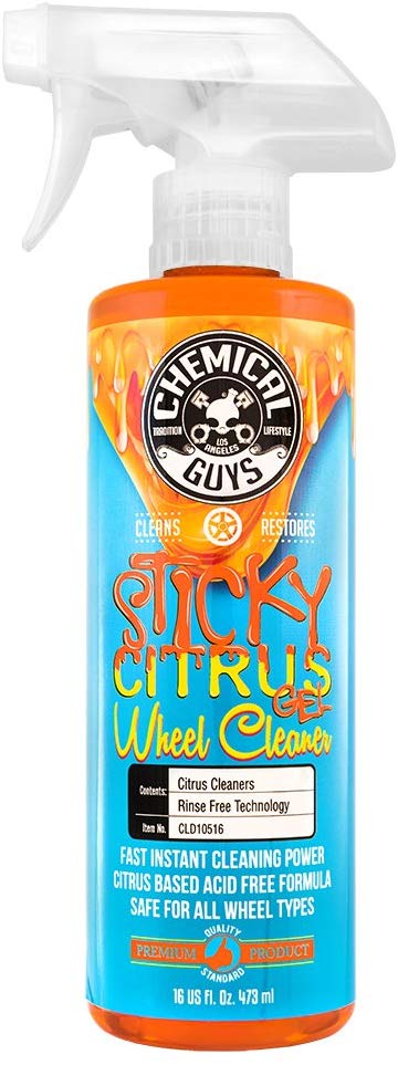 Chemical Guys CLD10516 Sticky Gel Citrus Wheel Cleaner, 16 fl. oz