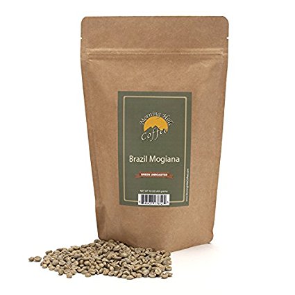 2 Pounds Brazil Mogiana Green Unroasted Coffee Beans
