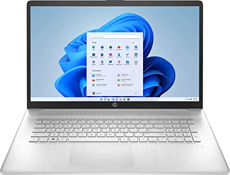 HP cp0013dx 17 Laptop (AMD Ryzen 5 5500U 6-Core, 17.3" Full HD (1920x1080), 16GB RAM, 256GB PCIe SSD, AMD Radeon, Webcam, WiFi, Bluetooth, Fingerprint, USB 3.1, HDMI, Win 11 Home S-Mode)