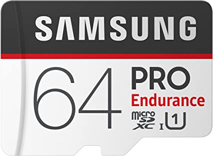 Samsung Micro SDXC 64GB Pro Endurance/W Adapter, UHS-1 SDR104