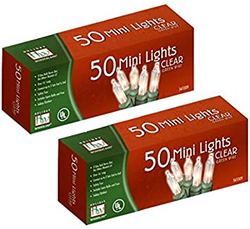 Noma/Inliten 50-Count Clear Christmas Light Set (2pack)