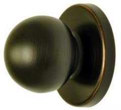 (Pack of 4) Oil Rubbed Bronze Bi-fold Knob with backplate by Better Home