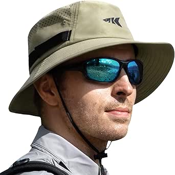 KastKing Field Trekker Bucket Hat,UPF 50 Protection Sun Hat,Water-Repellent,Breathable Fishing Hat,Hiking Hat