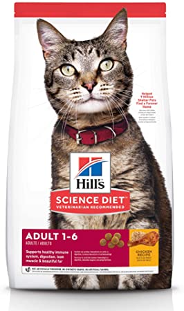 Hill's Science Diet Adult Chicken Recipe Dry Cat Food, 4 lb Bag