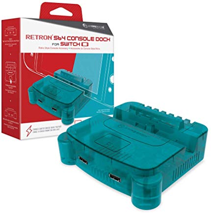 Hyperkin RetroN S64 Console Dock for Switch (Turquoise) - Nintendo Switch