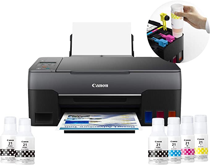 Canon PIXMA G3260 Wireless Megatank All-in-One Refillable Inkjet Printer