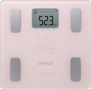 Omron body weight, composition meter scan pink HBF-214-PK