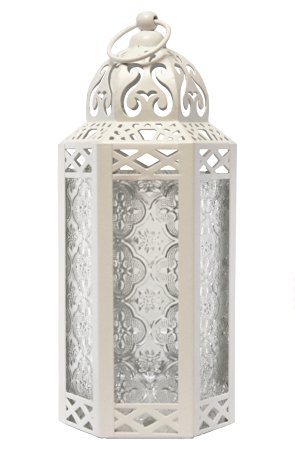 White Wedding Lanterns: Moroccan Style Table Wedding Lantern