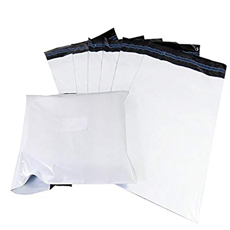 Triplast 10 x 14-Inch Plastic Mailing Postal Bag - White (Pack of 100)