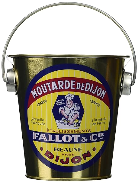Edmond Fallot Dijon Mustard 15.8Oz Jar Inside Tin Pail