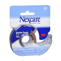 Nexcare Gentle Paper First Aid Tape, 3/4" x 8 yds-Tan-1 roll