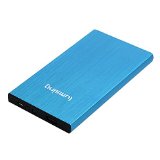 Lumsing 8000mAh Ultrathin Portable Power Bank External Battery Pack Backup Charger and brushed aluminum shell with embossed metal LOGO design for iPad Air MiniiPhone 6iPhone 6 PlusiPhone 5S 5C 5 4S Galaxy S5 S4 S3 Note 3 4 Nexus 4 5 7 10 HTC One One 2 M8 Motorola Droid LG Optimus MOTO X and mor Blue