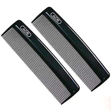 ACE 5" Fine Tooth Pocket Comb 2pk 61780