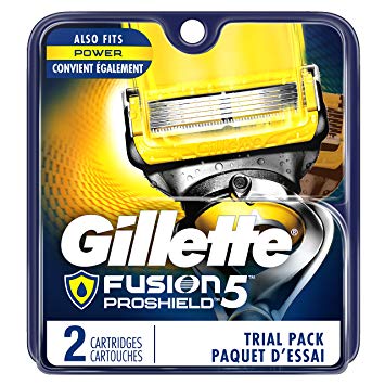 Gillette Fusion5 ProShield Men's Razor Blades, 2 Blade Refills (Packaging May Vary)